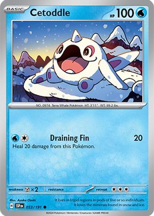Cetoddle 053/191 SV08 Surging Sparks - Common