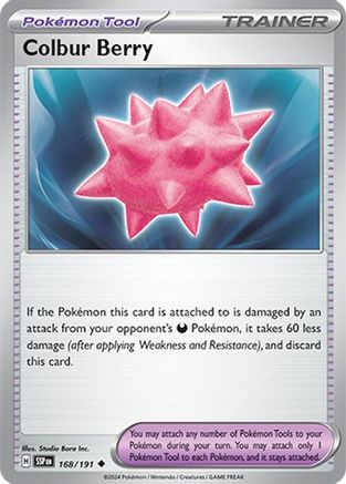 Colbur Berry 168/191 SV08 Surging Sparks - Uncommon