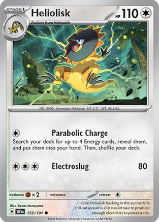 Heliolisk 155/191 SV08 Surging Sparks - Common