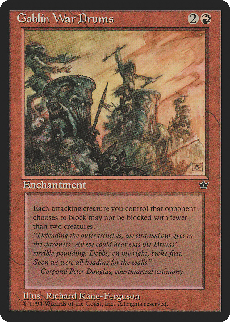 Goblin War Drums (Ferguson) (FEM-58B) - Fallen Empires