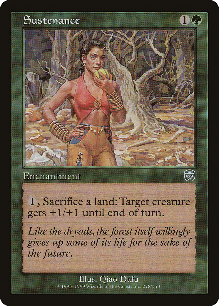Sustenance (MMQ-278) - Mercadian Masques Foil