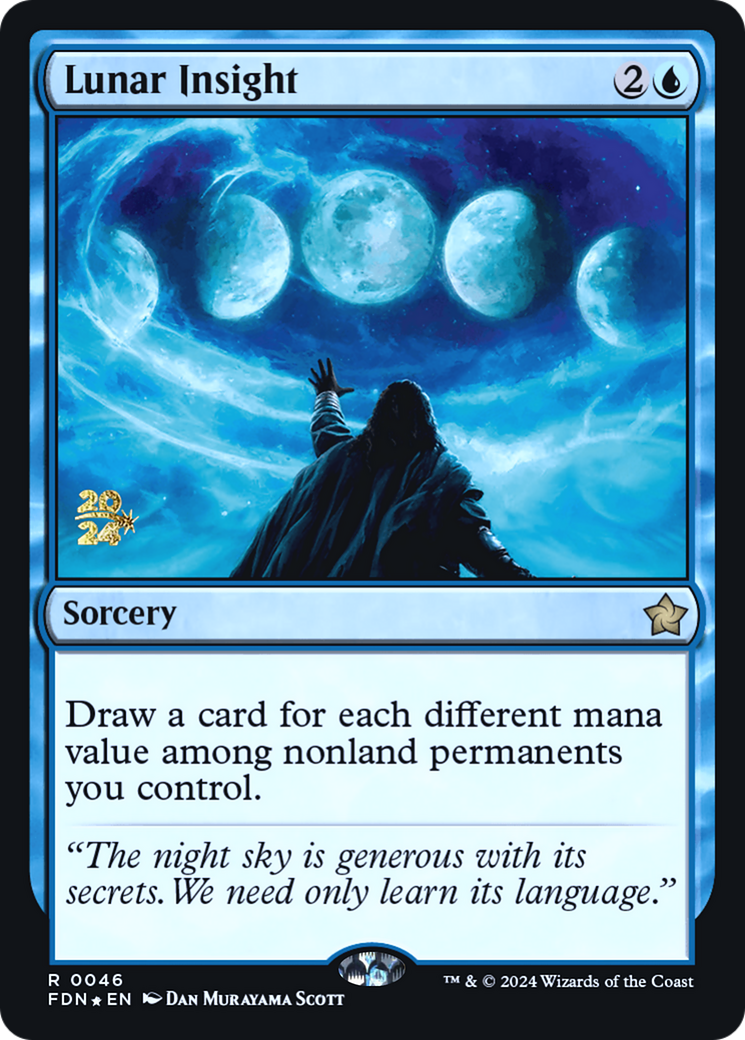 Lunar Insight (PRE-46S) - Foundations Promos Foil