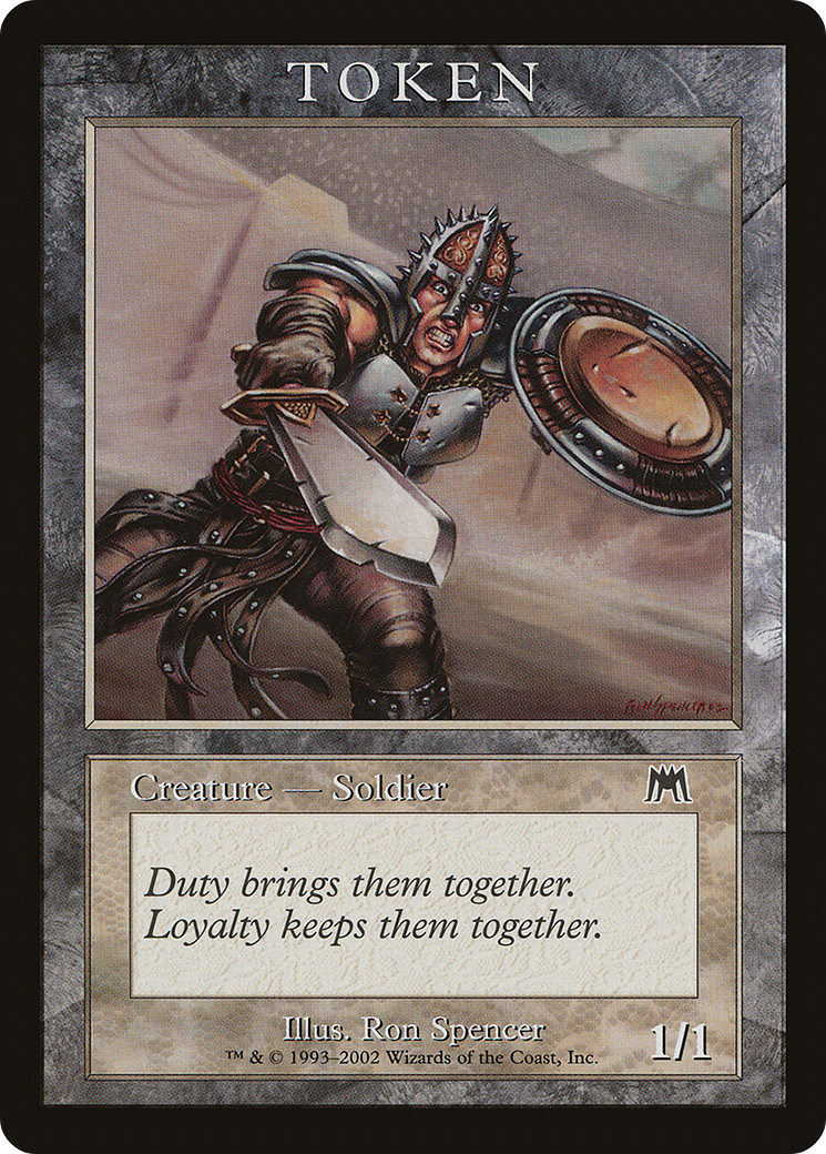 Soldier Token (ONS) (MPRP-008) - Magic Player Rewards 2002