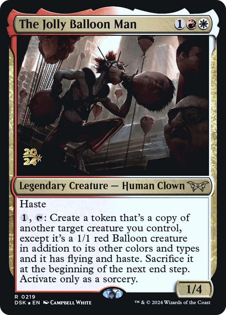 The Jolly Balloon Man (PRE-219S) - Duskmourn: House of Horror Promos Foil