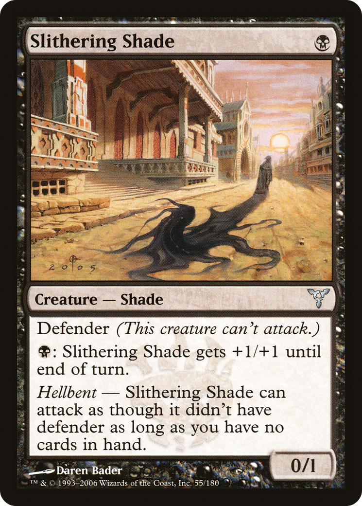 Slithering Shade (DIS-055) - Dissension Foil