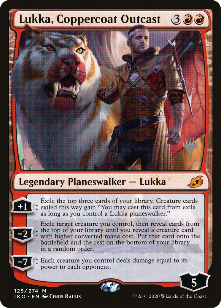 Lukka, Coppercoat Outcast (PPIKO-125P) - Ikoria: Lair of Behemoths Promos