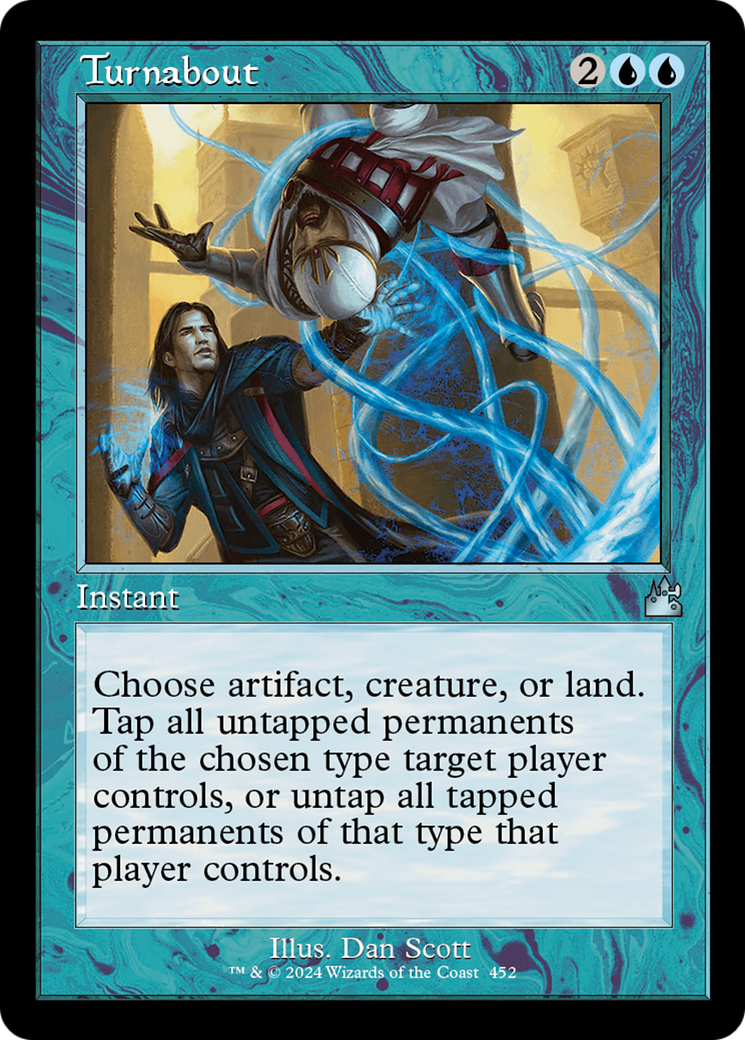 Turnabout (Retro Frame) (RVR-452) - Ravnica Remastered Foil