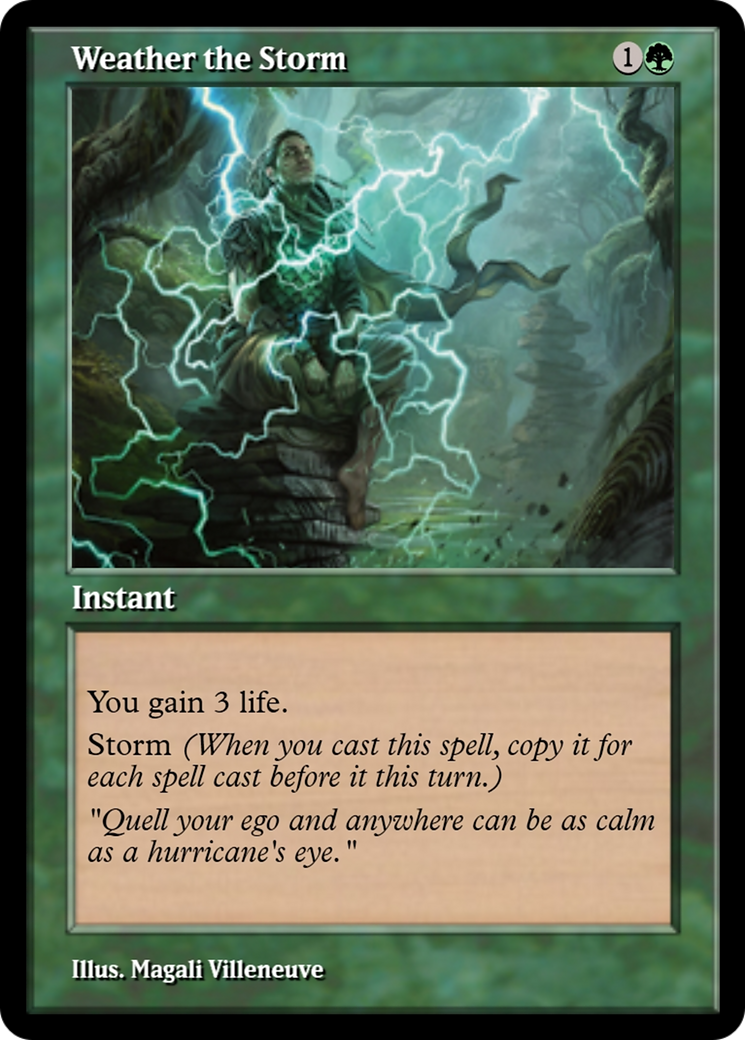 Weather the Storm (PRM-91321) - Magic Online Promos Foil