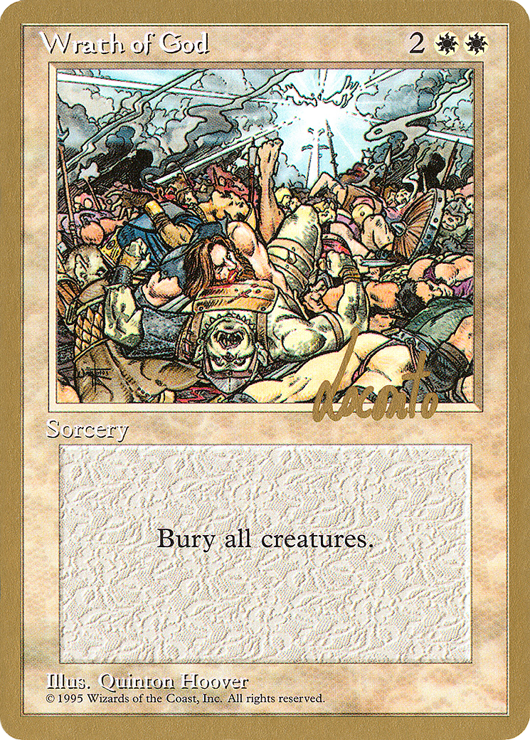 Wrath of God - 1996 Michael Loconto (4ED) (WCD-) - Pro Tour Collector Set