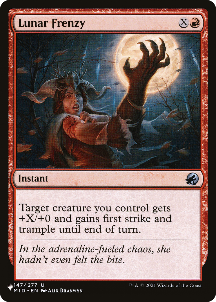 Lunar Frenzy (LIST-MID-147) - The List