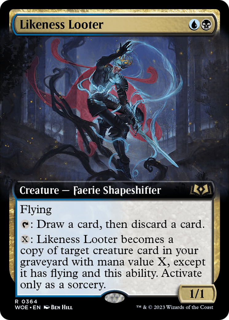 Likeness Looter (Extended Art) (WOE-364) - Wilds of Eldraine: (Extended Art)