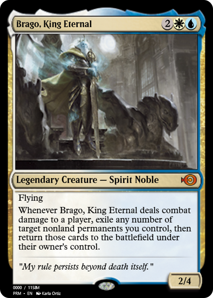 Brago, King Eternal (PRM-86206) - Magic Online Promos Foil