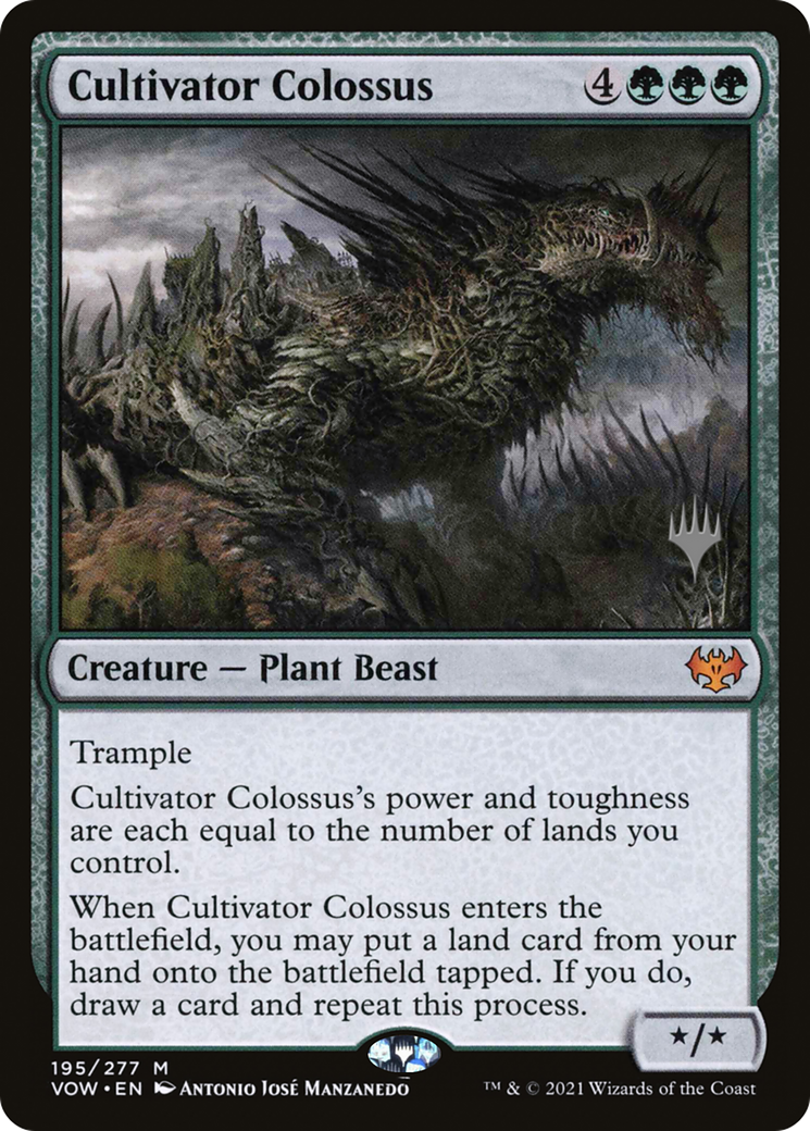 Cultivator Colossus (PPDMU-195P) - Innistrad: Crimson Vow Promos Foil