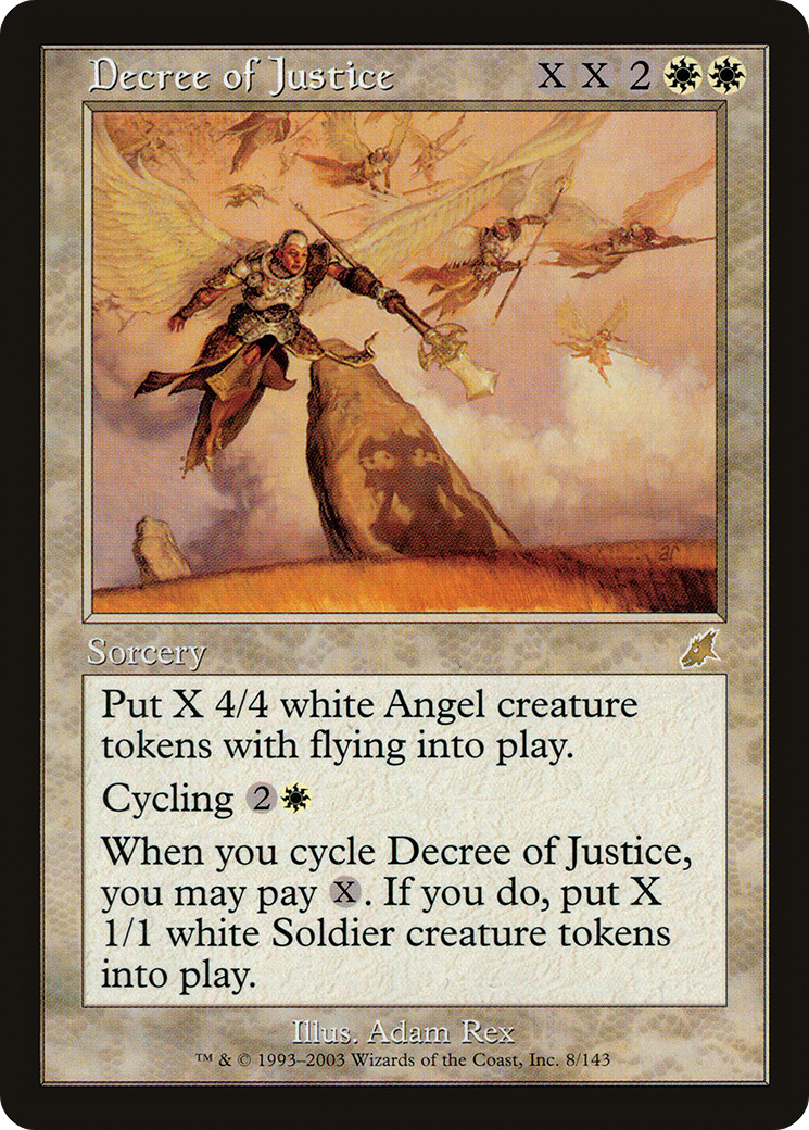 Decree of Justice (SCG-008) - Scourge Foil