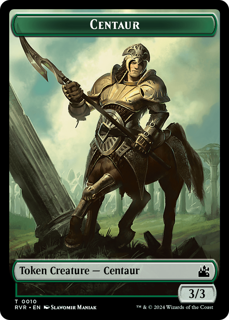 Centaur (TRVR-010) - Ravnica Remastered Tokens Foil