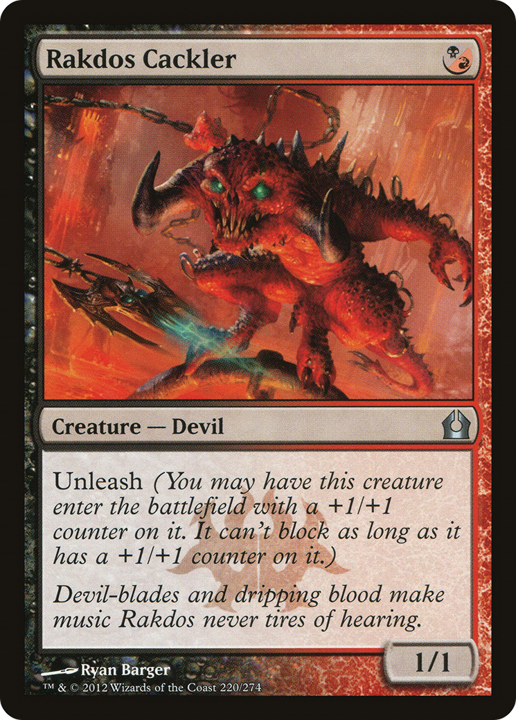Rakdos Cackler (RTR-220) - Return to Ravnica
