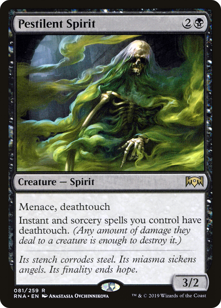 Pestilent Spirit (RNA-081) - Ravnica Allegiance