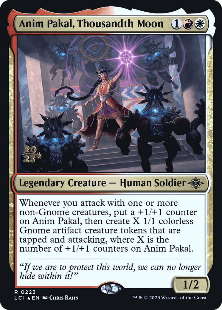 Anim Pakal, Thousandth Moon (PRE-223S) - The Lost Caverns of Ixalan Promos Foil