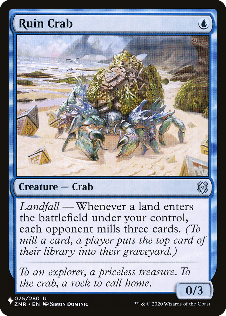 Ruin Crab (LIST-075/280) - The List