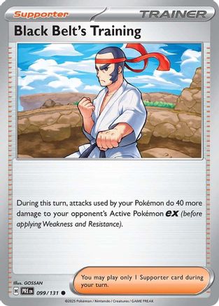 Black Belt's Training 099/131 SV Prismatic Evolutions - Common