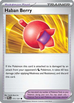 Haban Berry 111/131 SV Prismatic Evolutions - Common