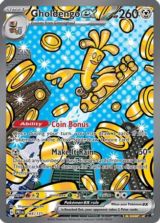 Gholdengo ex 164/131 - Holofoil SV Prismatic Evolutions - Special Illustration Rare