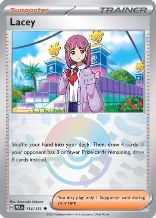 Lacey 114/131 - Holofoil SV Prismatic Evolutions - Uncommon