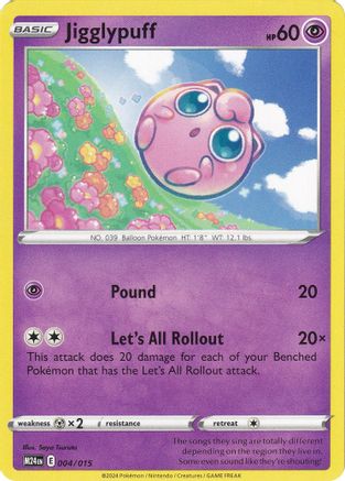 Jigglypuff 004 McDonalds Promos 2024 - Promo
