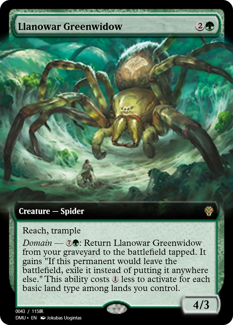 Llanowar Greenwidow (PRM-103466) - Magic Online Promos
