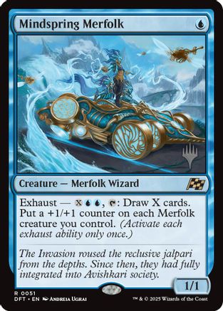 Mindspring Merfolk (PPDFT-051) - Promo Pack: Aetherdrift