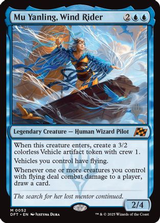 Mu Yanling, Wind Rider (PPDFT-052) - Promo Pack: Aetherdrift Foil