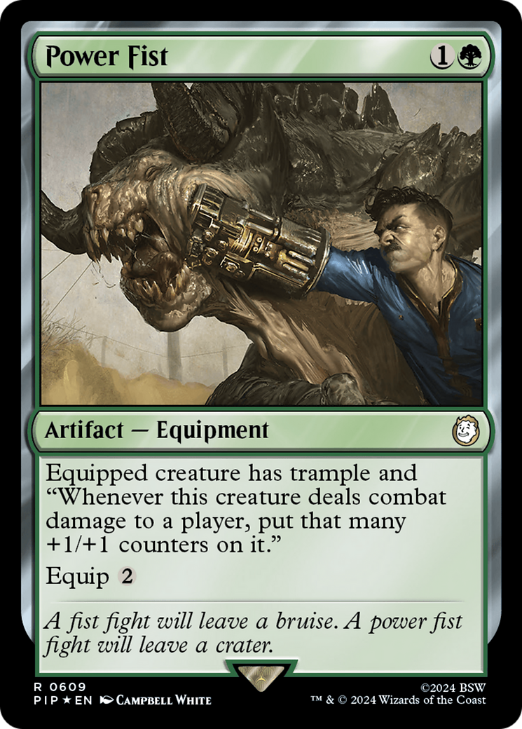 Power Fist (Surge Foil) (PIP-609) - Fallout Foil