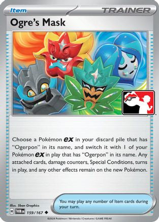 Ogre's Mask 159 - Holofoil Prize Pack Series Cards - Uncommon