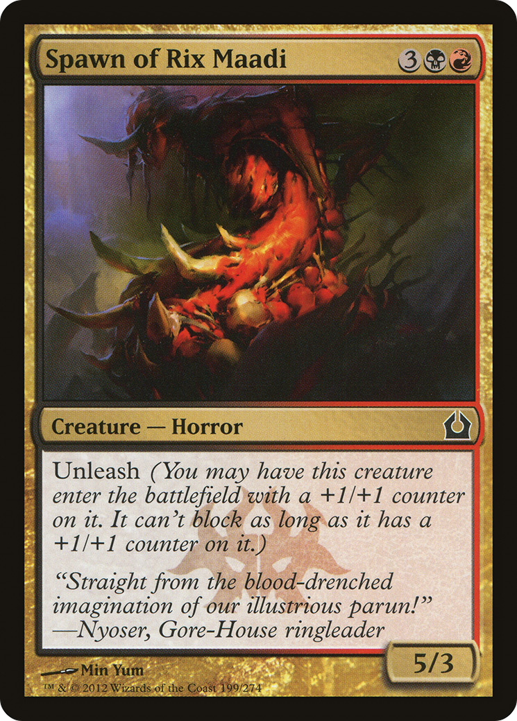 Spawn of Rix Maadi (RTR-199) - Return to Ravnica