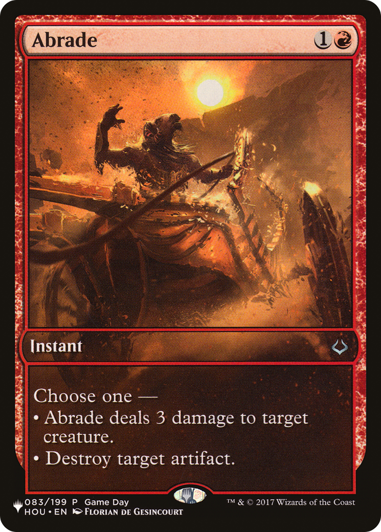 Abrade (LIST-HOU-83) - The List