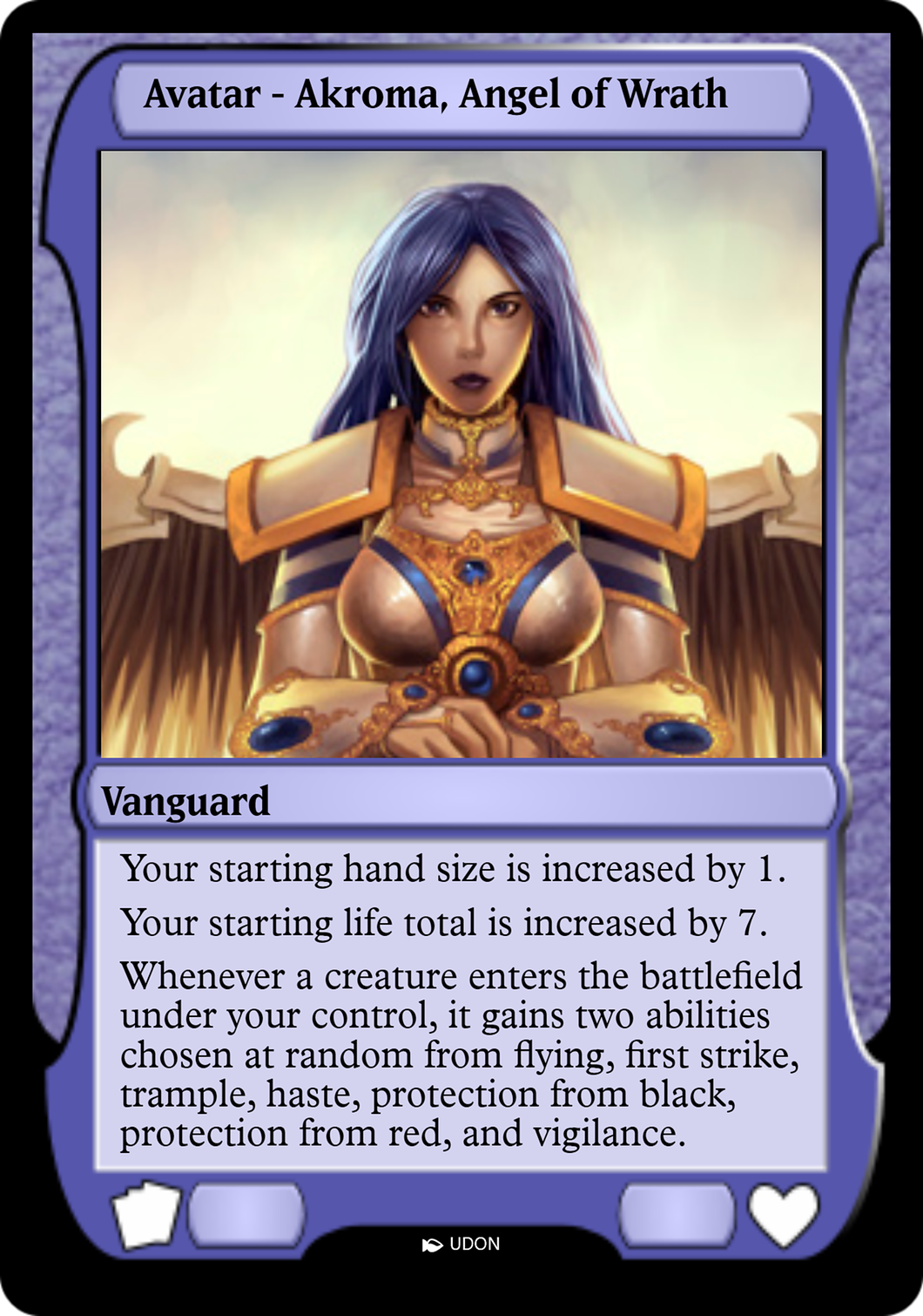 Akroma, Angel of Wrath Avatar (PMOA-033) - Magic Online Avatars Foil