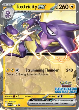 Toxtricity ex 215 - Holofoil SV Scarlet & Violet Promo Cards - Promo