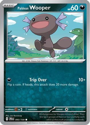 Paldean Wooper 093/159 SV09 Journey Together - Common