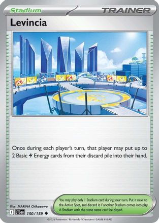 Levincia 150/159 - Reverse Holofoil SV09 Journey Together - Uncommon