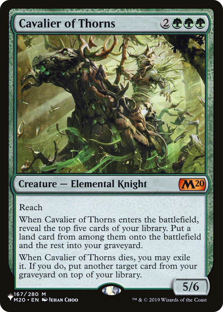 Cavalier of Thorns (LIST-M20-167) - The List