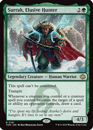 Surrak, Elusive Hunter (PPTDM-161) - Promo Pack: Tarkir: Dragonstorm