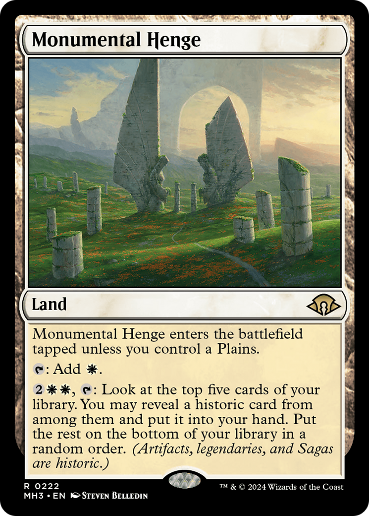Monumental Henge (MH3-222) - Modern Horizons 3 Foil