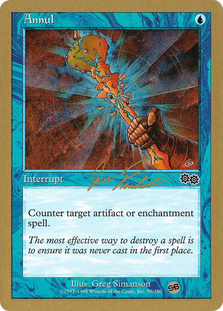 Annul - 2000 Jon Finkel (USG) (SB) (WCD-JF59SB) - World Championship Decks 2000