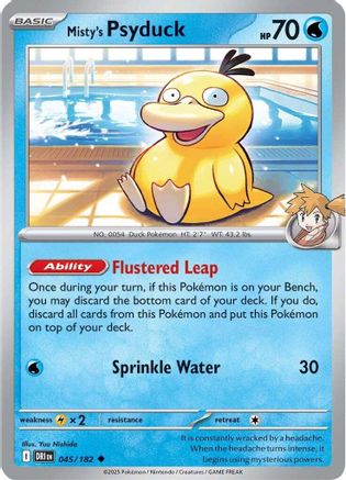 Misty's Psyduck 045 SV10 Destined Rivals - Uncommon