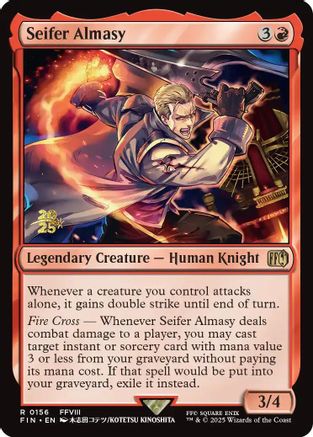 Seifer Almasy (PRE-156) - Prerelease Cards Foil