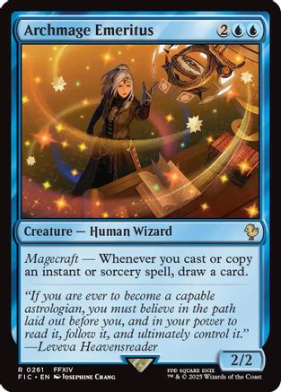 Archmage Emeritus (Surge Foil) (FIC-261) - Commander: FINAL FANTASY Foil
