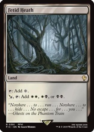 Fetid Heath (Surge Foil) (FIC-391) - Commander: FINAL FANTASY Foil
