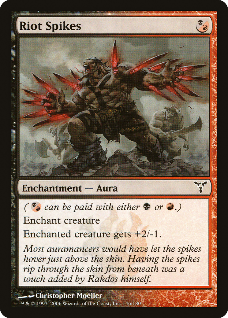 Riot Spikes (DIS-146) - Dissension Foil