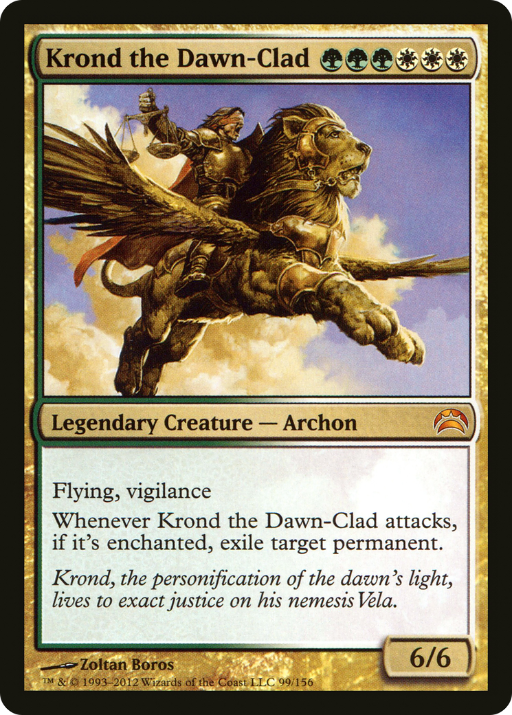 Krond the Dawn-Clad (PC2-099) - Planechase 2012 Foil