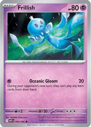 Frillish 044/086 SV White Flare - Common